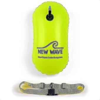 New Wave Swim Safety Buoy 15L Towing Float Open Water Swimmers Triathletes Training Gear NDY