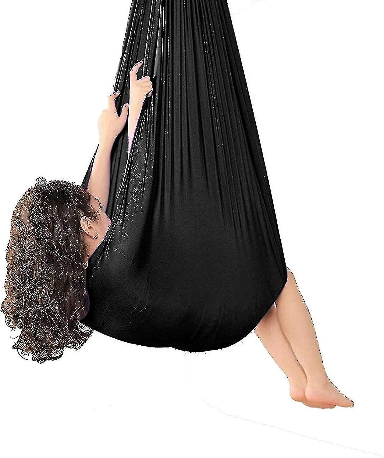 100*280cm;black Sensory Swing Indoor Therapy Swing For Adults Kids And Teens W/more Special Needs Sensory