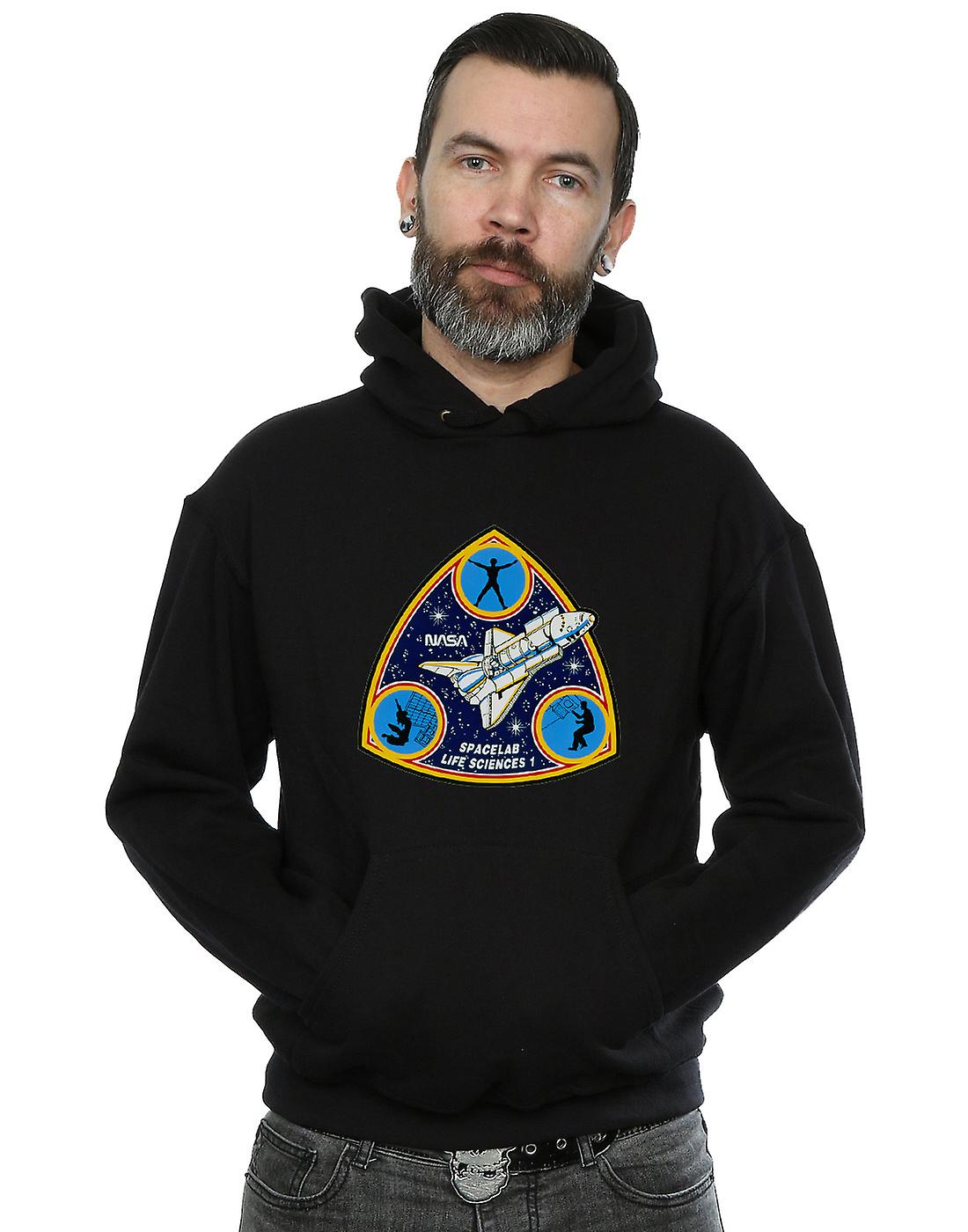 Clásico Spacelab Life Science sudadera con capucha NASA varonil