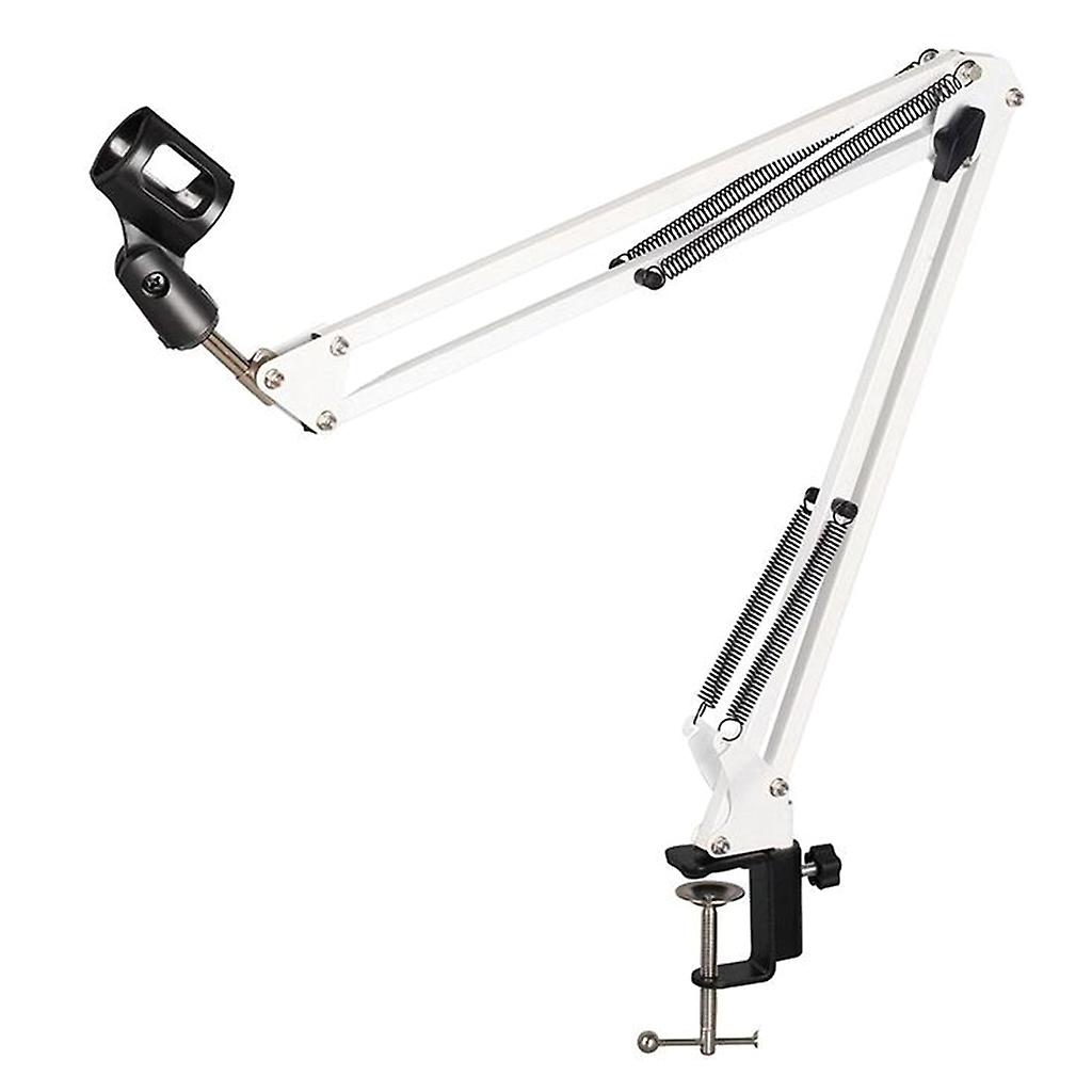 Support de micro en métal robuste et réglable à 360° pour bureau