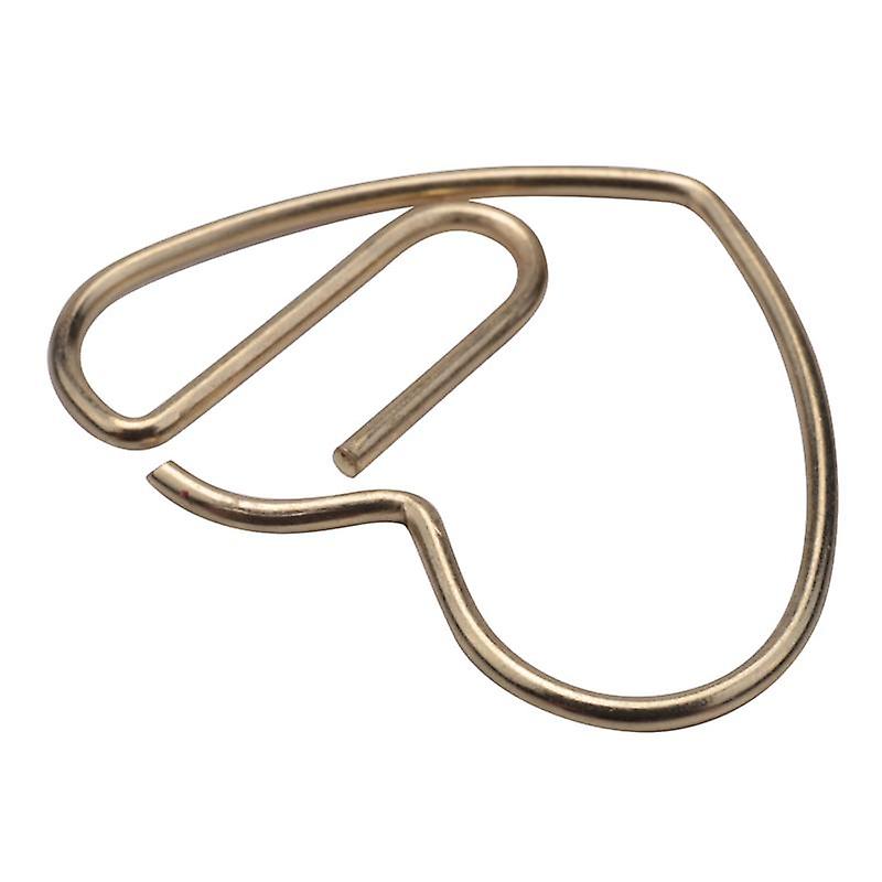 100 sztuk małych spinaczy do papieru w kształcie serca, zakładek do papieru do biura, szkoły, domu, metalu, papieru