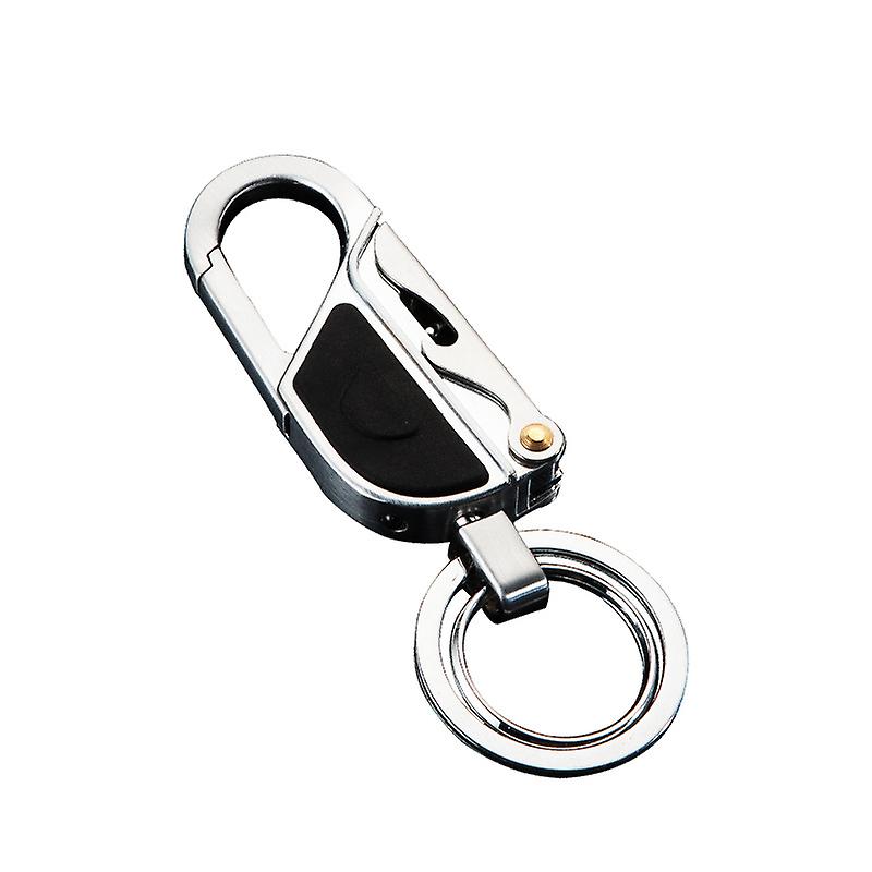 4 in 1 Multi-Function Keychain, Bottle Opener Keyring, Creative Bottle Opener Keyring with LED