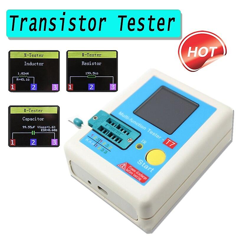 DISPLAY TRANSISTOR RETROILLUMINAZIONE multifunzione TFT LCR-TC7 tester