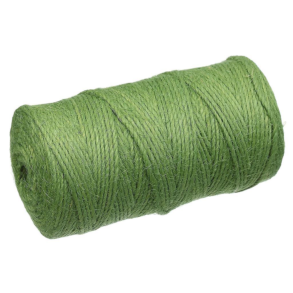 Natural Jute Rope Jute Burlap Twine String Rope Cord DIY Photo Wall Decor Green