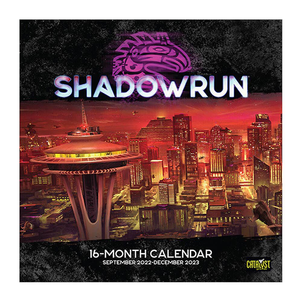 Catalyst Game Labs Shadowrun 16 Month Calendar Game Maps Roleplaying Game