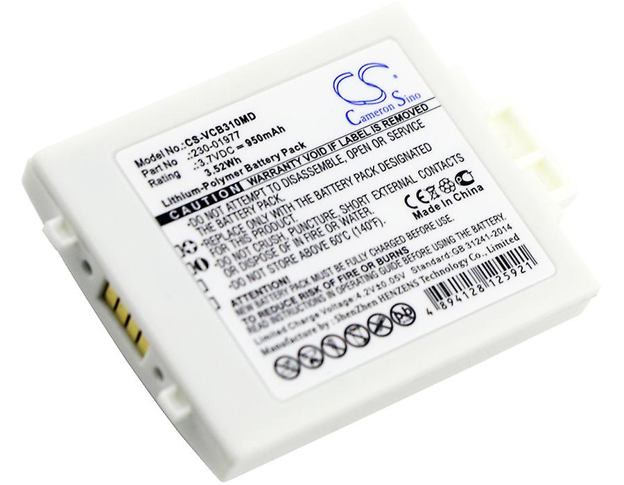 White Battery for Vocera B3000E Communications Badge B3000 230-01977 CS-VCB310MD