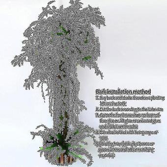 Natrliche knstliche Falsche Rinde Baum Moos Baum Dekoration Dekor 50x30cm  | Fruugo DE