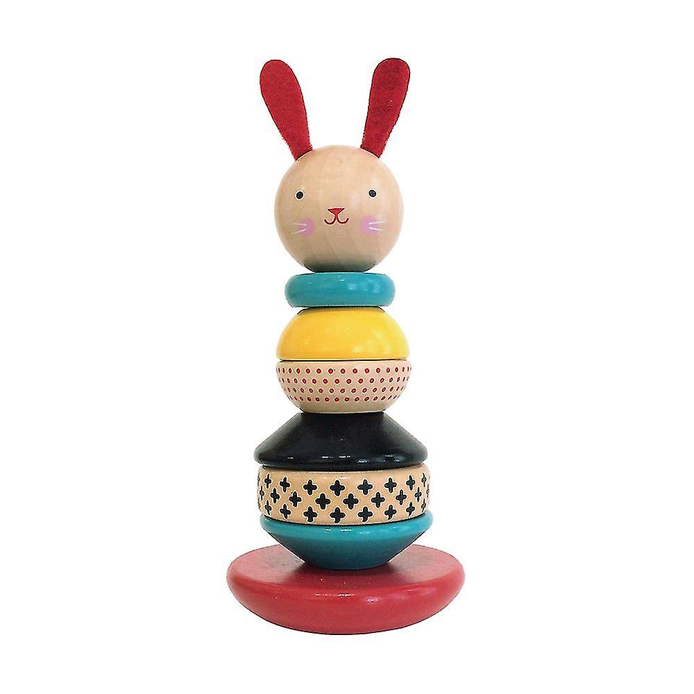 Rabbit Wood Stacking Toy