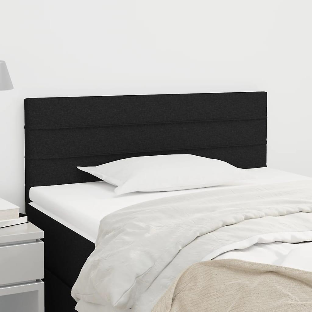 Headboard Black 80x5x78/88 cm Fabric
