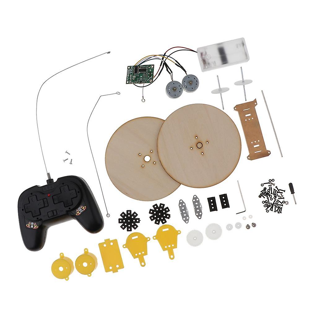 DIY Disc Wheel Tire Remote Control Car Model Toy Kit Science Experiments