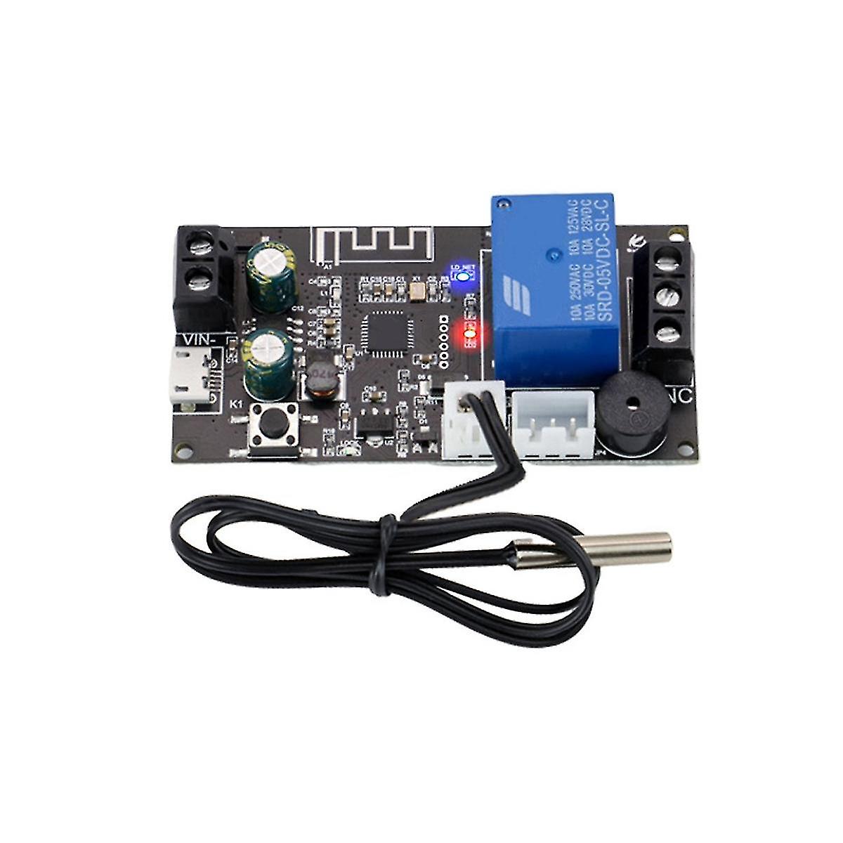 Remote Wifi Thermostat High Precision Temperature Controller Module Cooling Heating App Temperature Collection Module