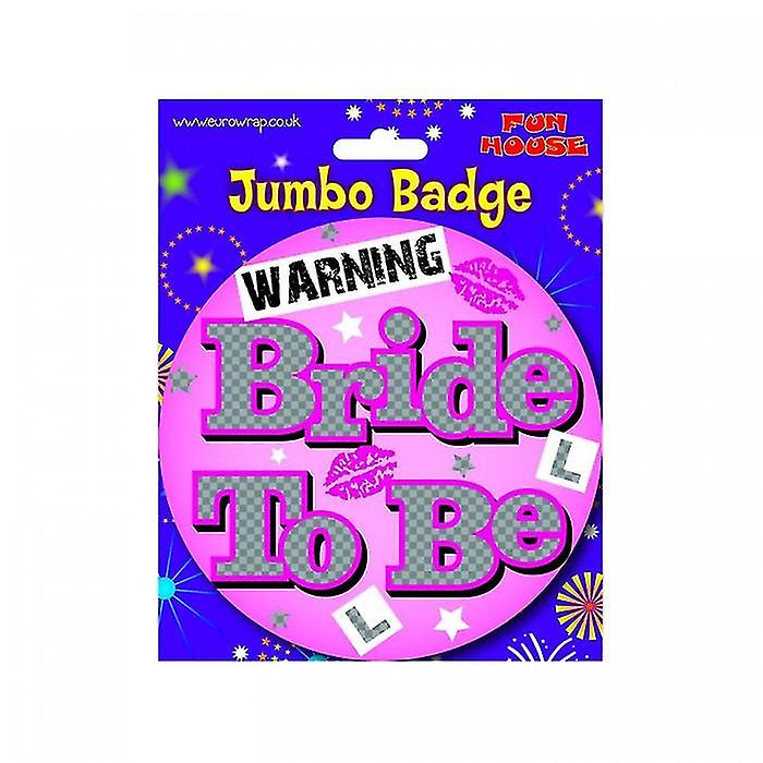 Eurowrap Bride To Be Giant Party Badge