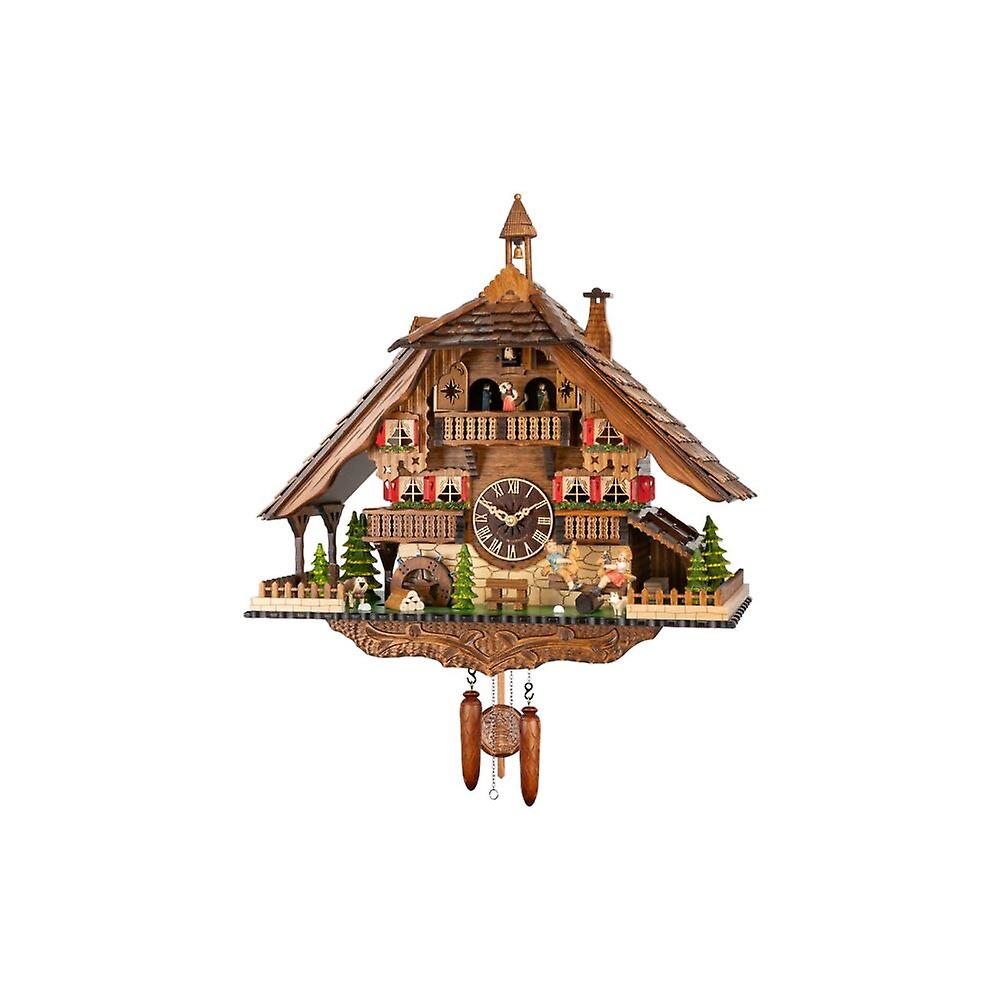 Engstler - 4896 QMT - Cuckoo clock - Quartz - Walnut