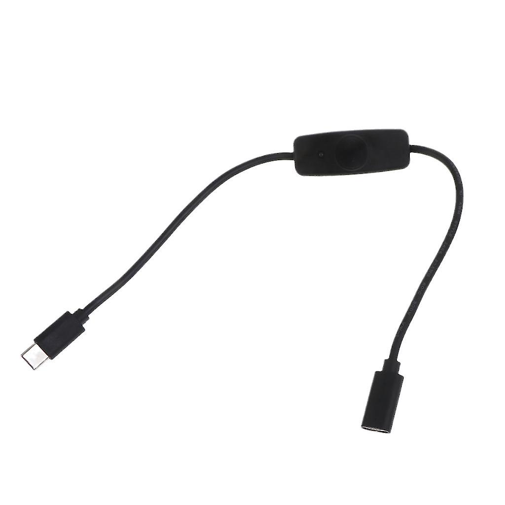Power Switch Cable Usb C Female & Usb C Male Forraspberry Pi4b Power Supply