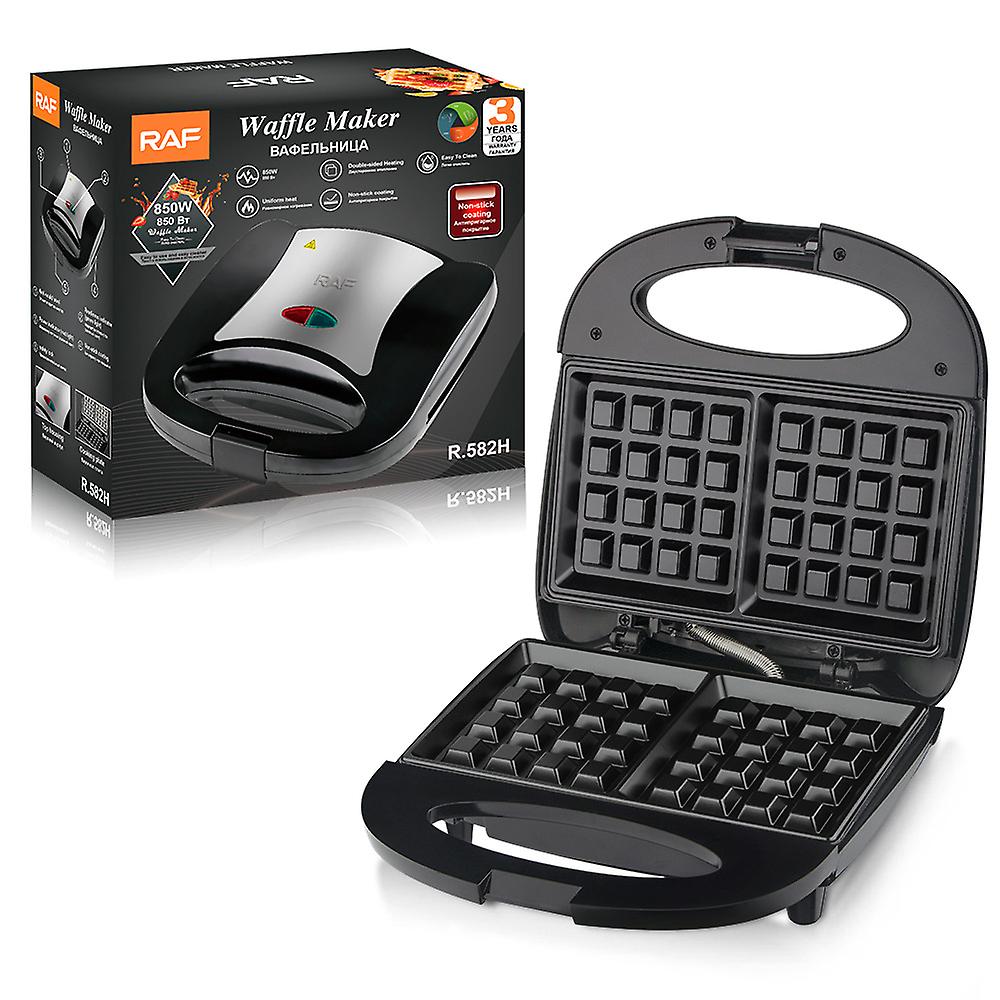 Household Double-Sided Breakfast Machine Waffle Heating Cake Machine Sandwich Machine Multi-Functional Light Food