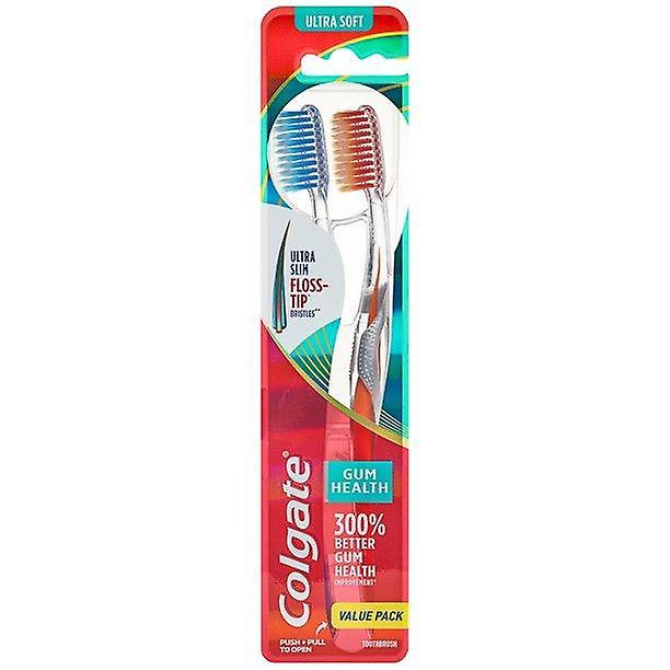 Colgate Gum Health Toothbrush, Ultra Soft - 2 Count