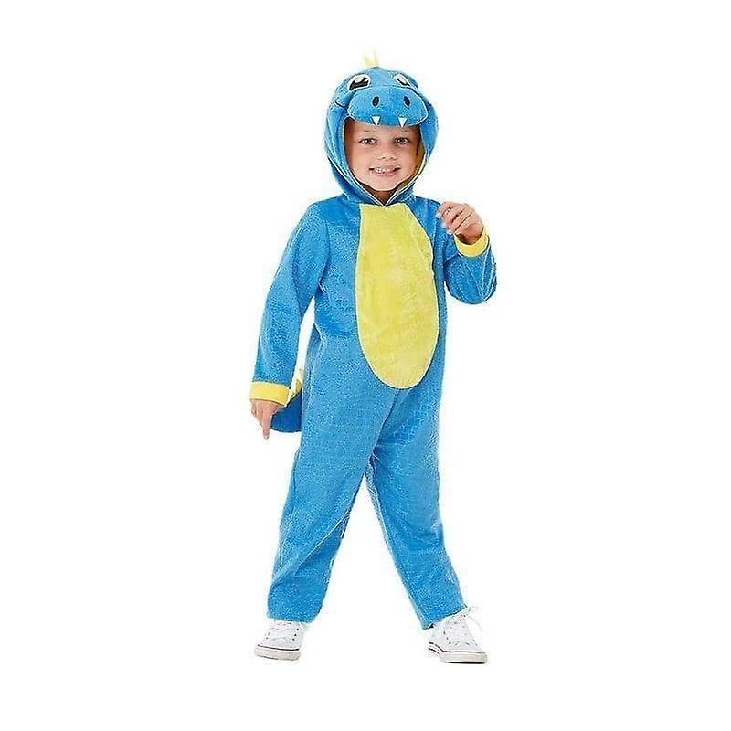 Disfraz de Dinosaurio Niño Azul 47710T2