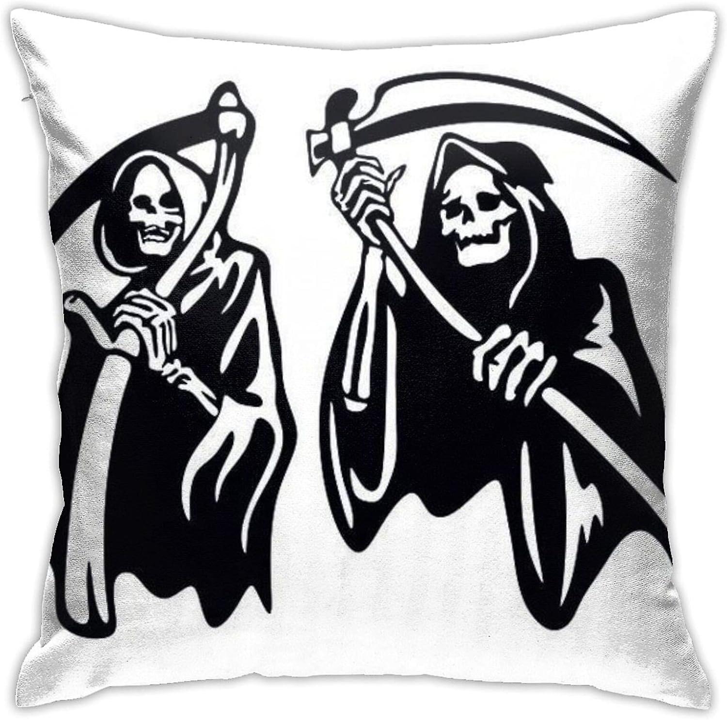 快適な装飾的なクッションカバー、不思議の国のチェシャ猫アリス、柔らかい正方形のスロー枕カバー、ソファソファチェア45cmのクッション枕カバー