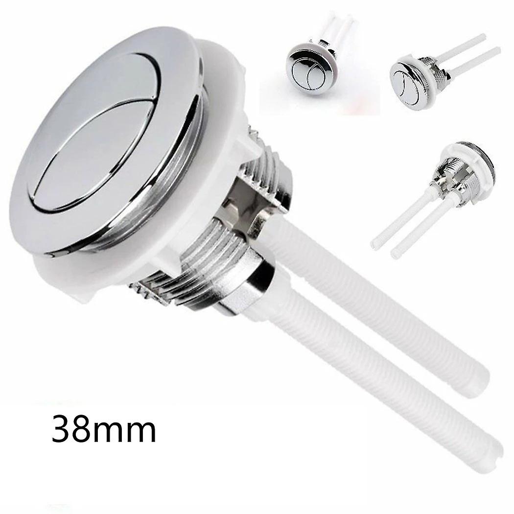 38 mm Double push button for toilet flush Chrome High Pressure pumping Toilet accessories Closes tool
