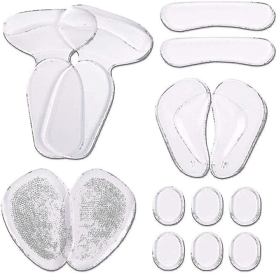 רפידות עקב לנעליים גדולות מדי, רפידות עקב גבוהות, רפידות עקב גבוהות, תוספות אחיזת עקב, ערכת טיפוח כף הרגל, כריות נעליים נגד החלקה