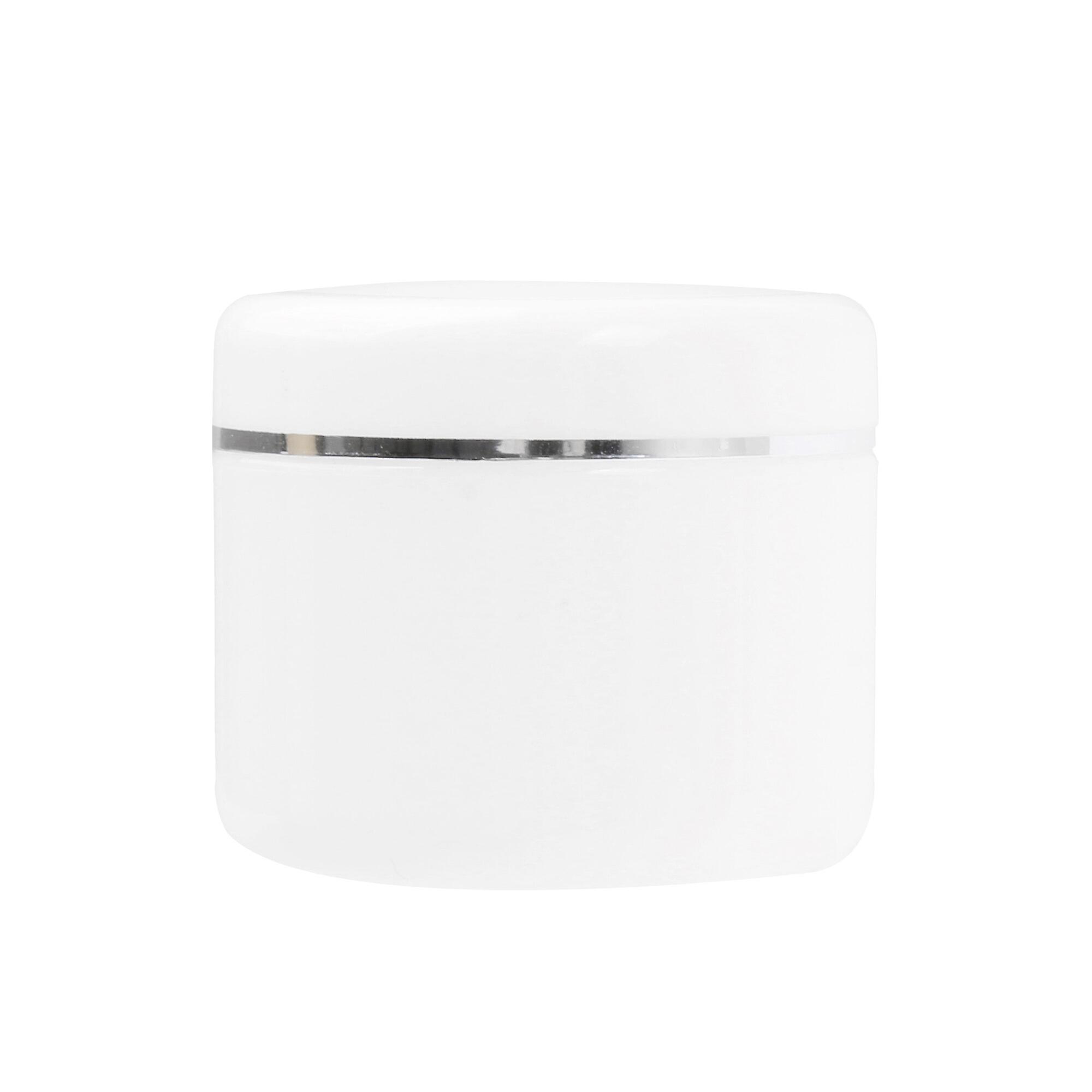 30 Gram White Creams Containers Plastic Makeup Pot for Travel Storage