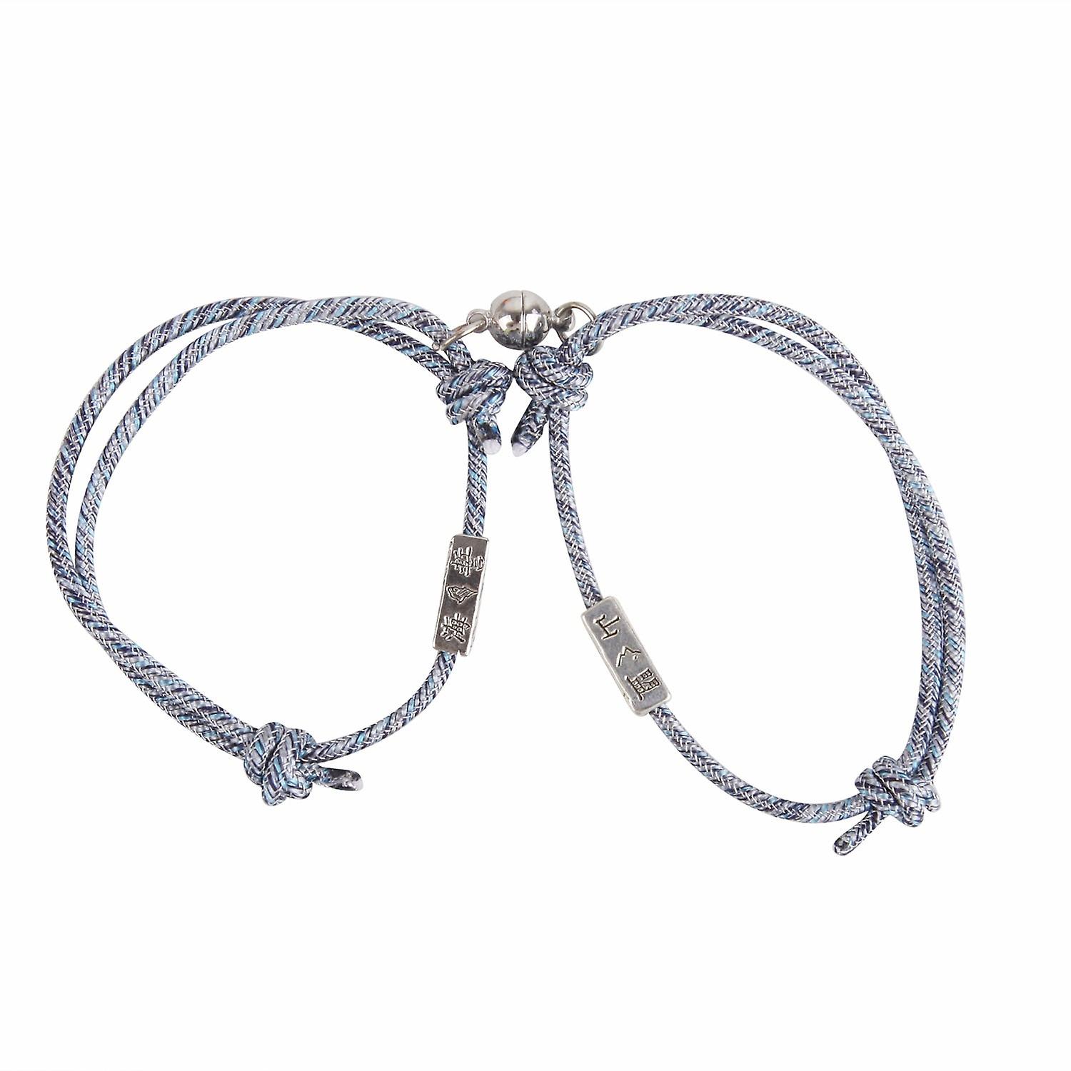 Parmagnet lockar varandra armband