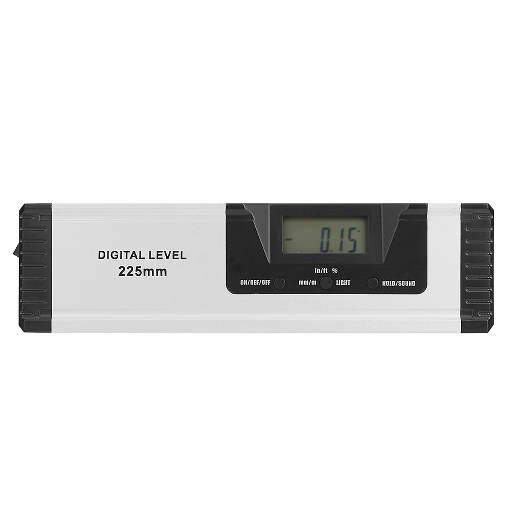 225mm Digital Level Aluminum Alloy High Precision Magnetic Level Ruler Measuring Tool