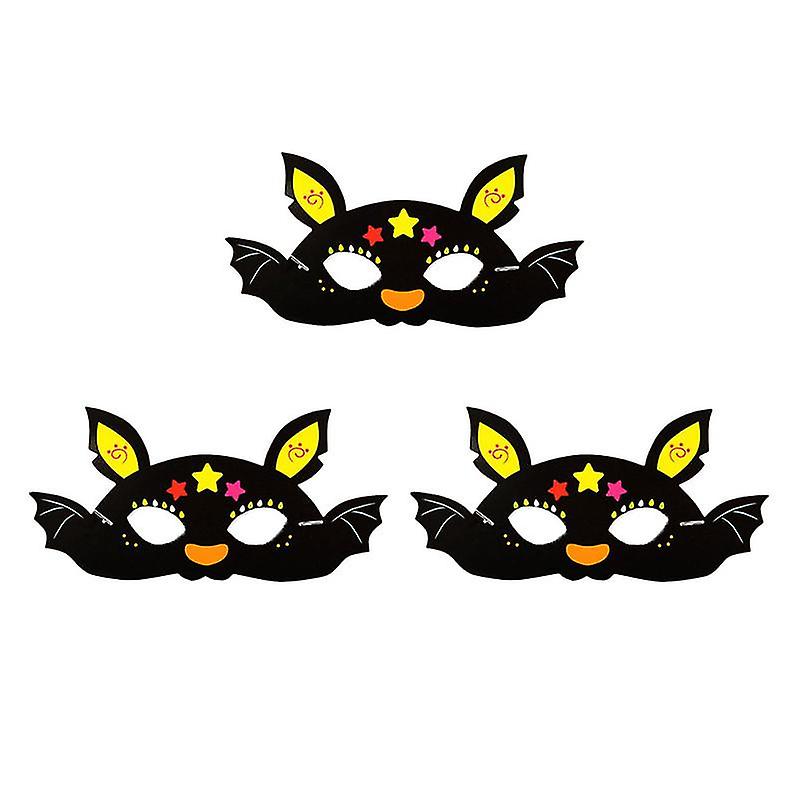 3pcs Halloween Bat Mask For Halloween Decorations
