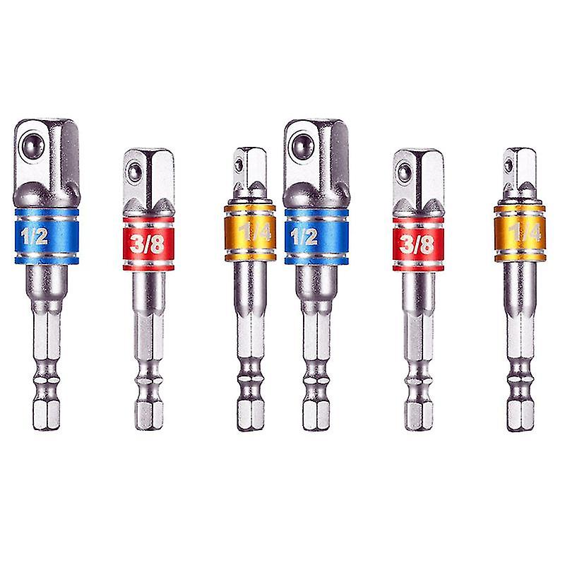6pcs Bit Extension Rods