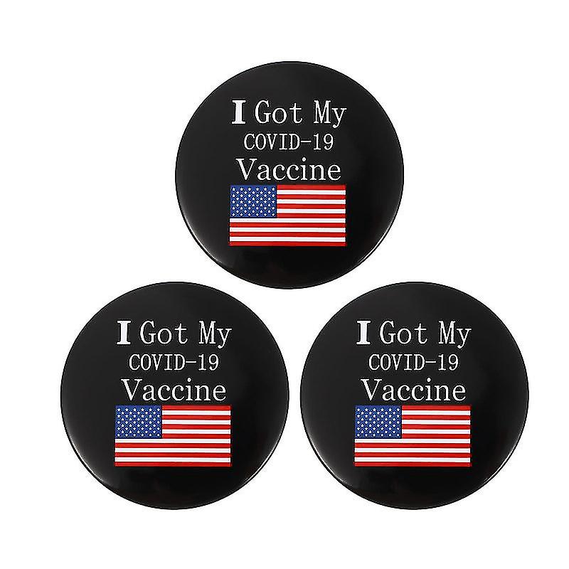 3pcs Epidemic Prevention Brooch Badge