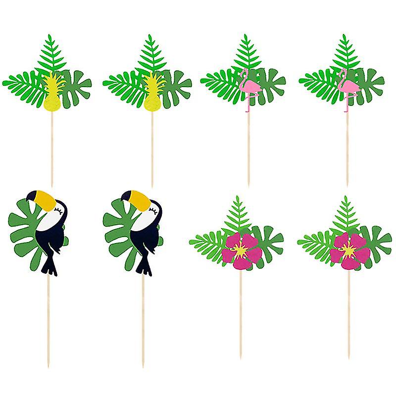 8pcs Tropical Party Supplies