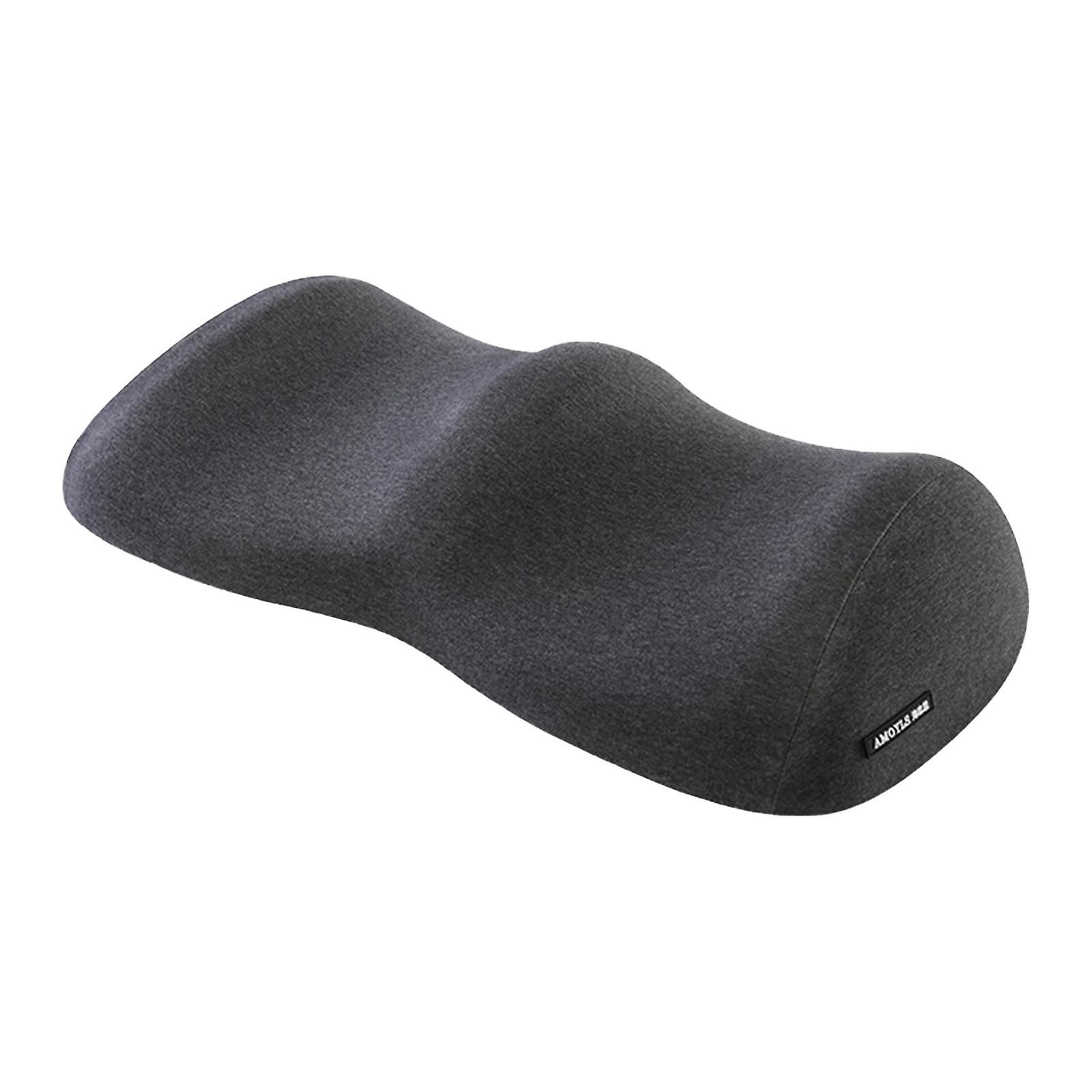 Knee Pillow Lightweight Pad Memory Foam Pillow for Reading Home Camping Deep Grey