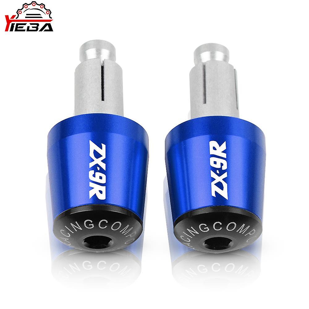 7/8" 22mm Motorcycle Handle Hand Bar Ends Handlebar Grip End Cap Plug For Kawasaki Zx9r Zx-9r 1998 1999 2000 2001 2002 2003 2004