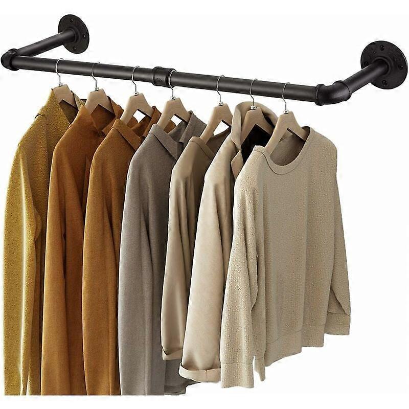 挂衣杆 工业软管壁挂式挂衣杆