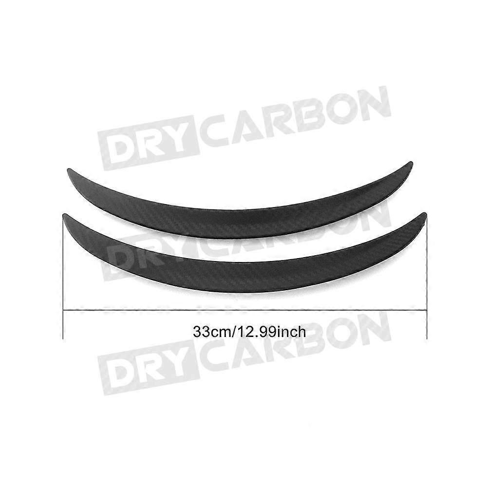 Carbon Look Wheel Arch Fender Flares Cover Trim Mudguards Protective Lip Anti-Scratch Strips Universal Car Accessories