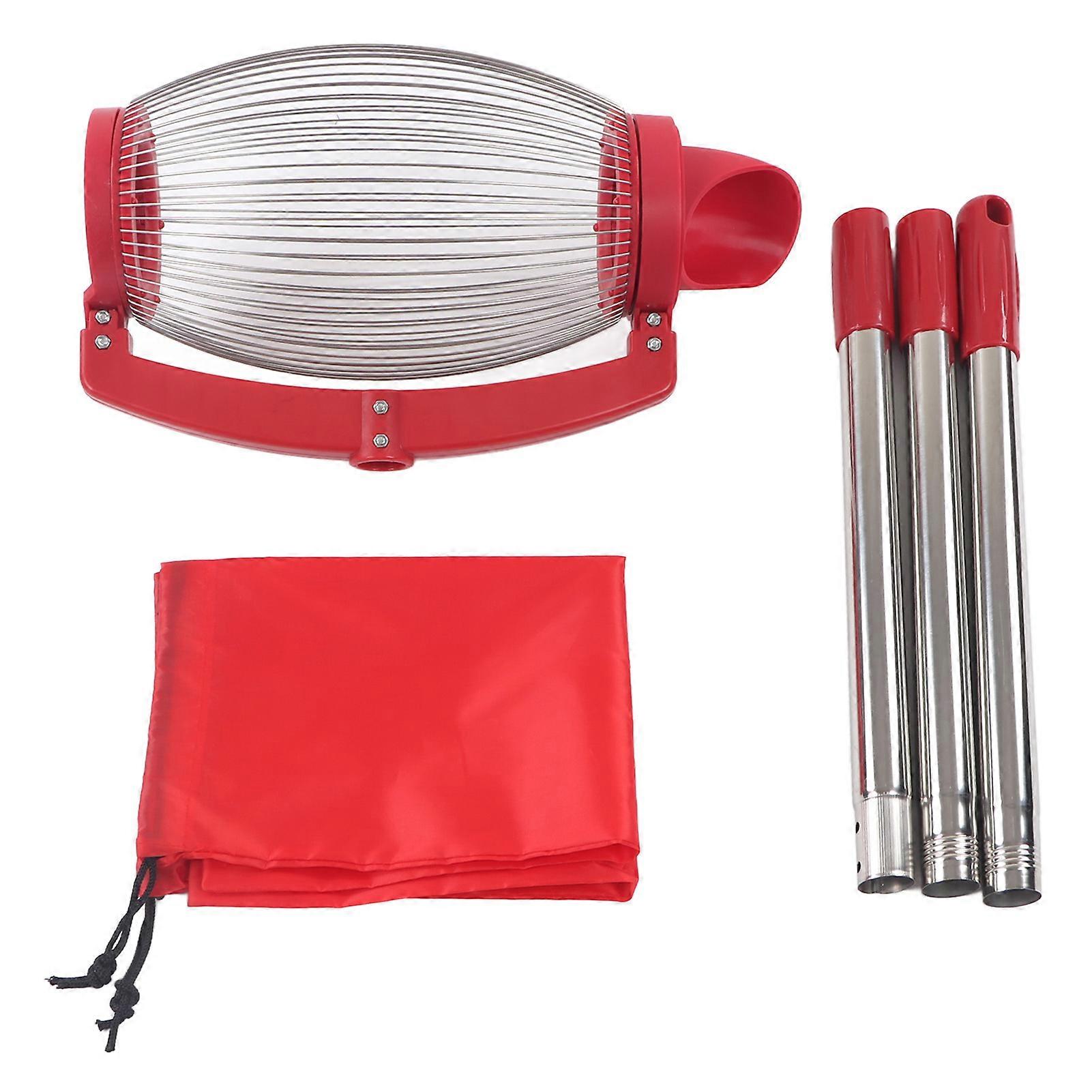 Nut Gatherer Adjustable Long Handle Labor Saving Pecan Walnutp Chestnut Golf Picker Collector Roller Harvester Picker Side Pour NO.6392