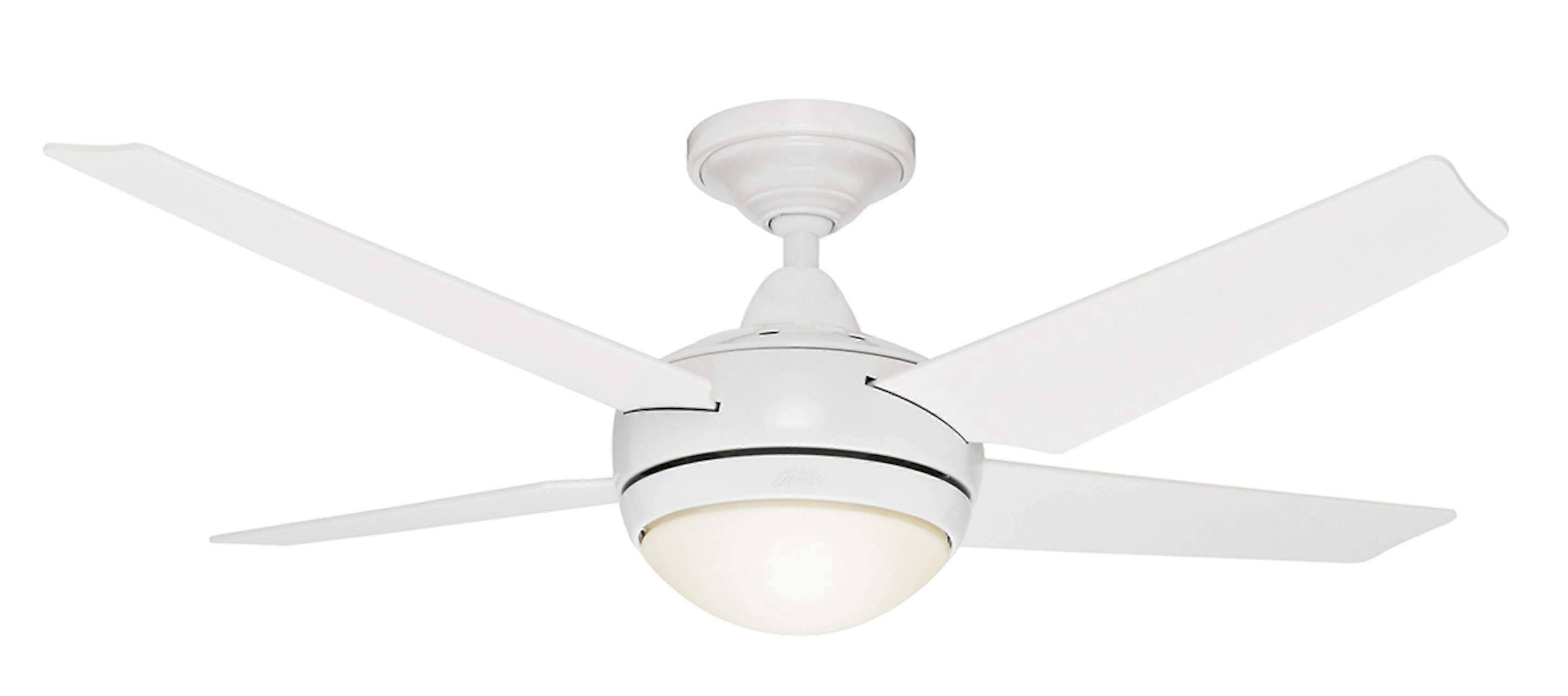 Ceiling Fan Hunter Sonic White 132cm / 52" with Light