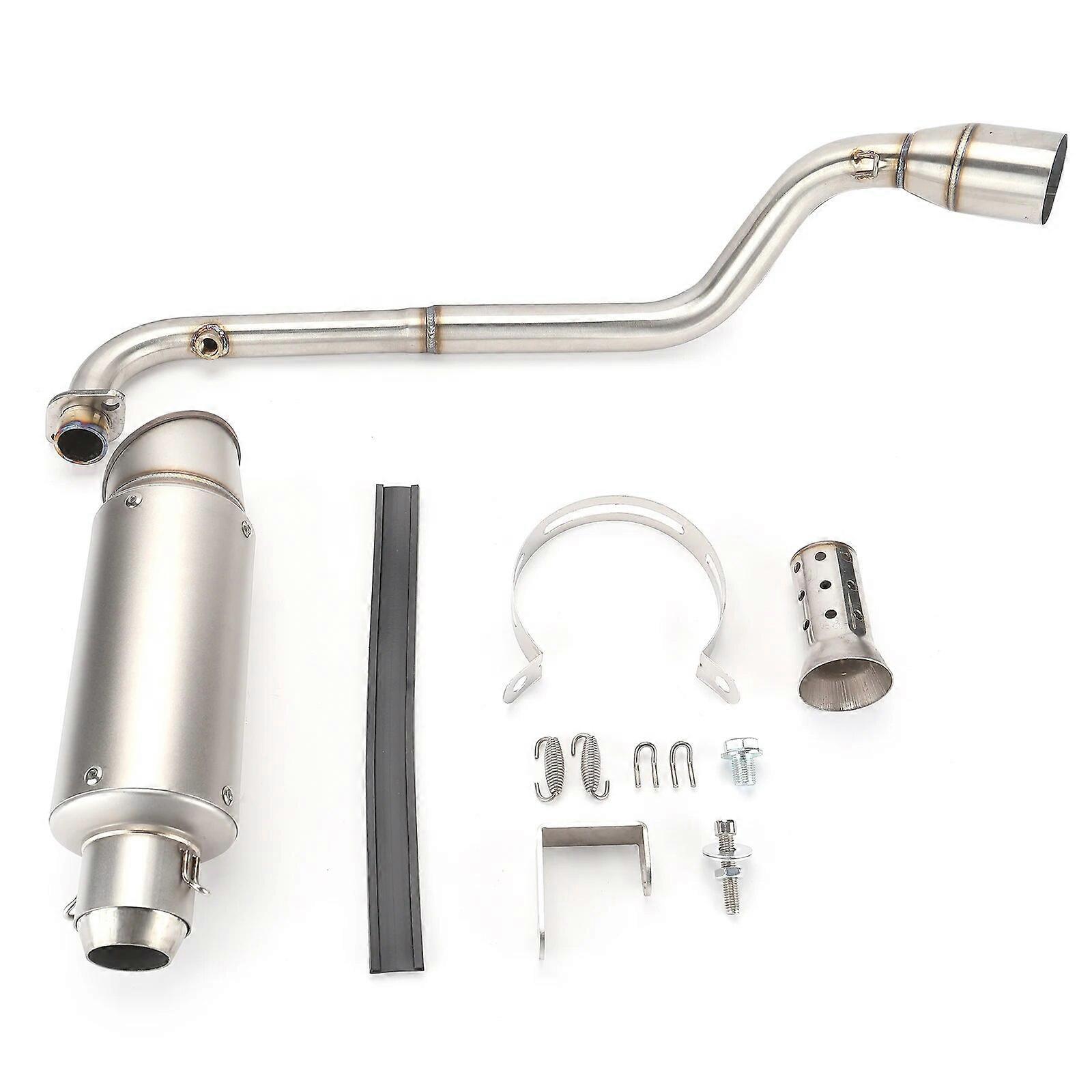 For Z125 New Motorcycle Full Exhaust System Loop Muffler For Kawasaki Z125 Z125 Pro 2016-2020 With Muffler Middle Pipe Slip-on