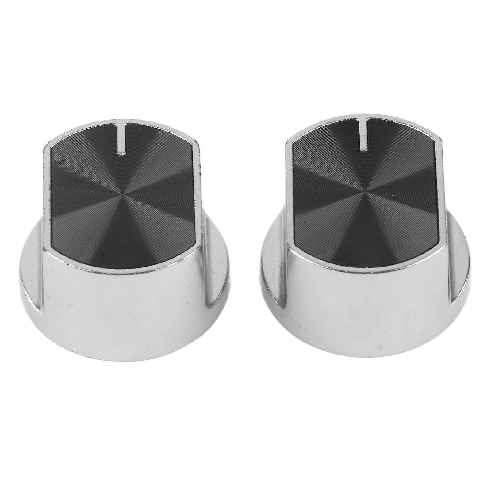2pcs Universal Gas Stove Cooker Part Control Knobs Replacement Zinc Alloy Rotary Switch