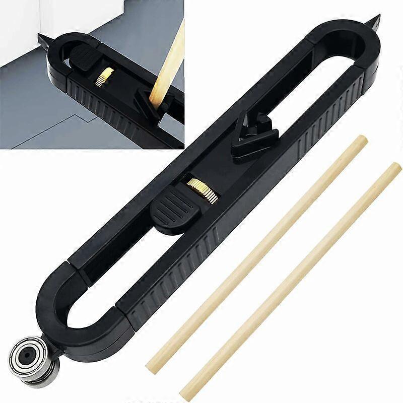 コンターデュプリケーター、精密コンターゲージ、不規則な形状を正確にコピーするためのロック付きコンターゲージデュプリケーター(ブラック)HWY