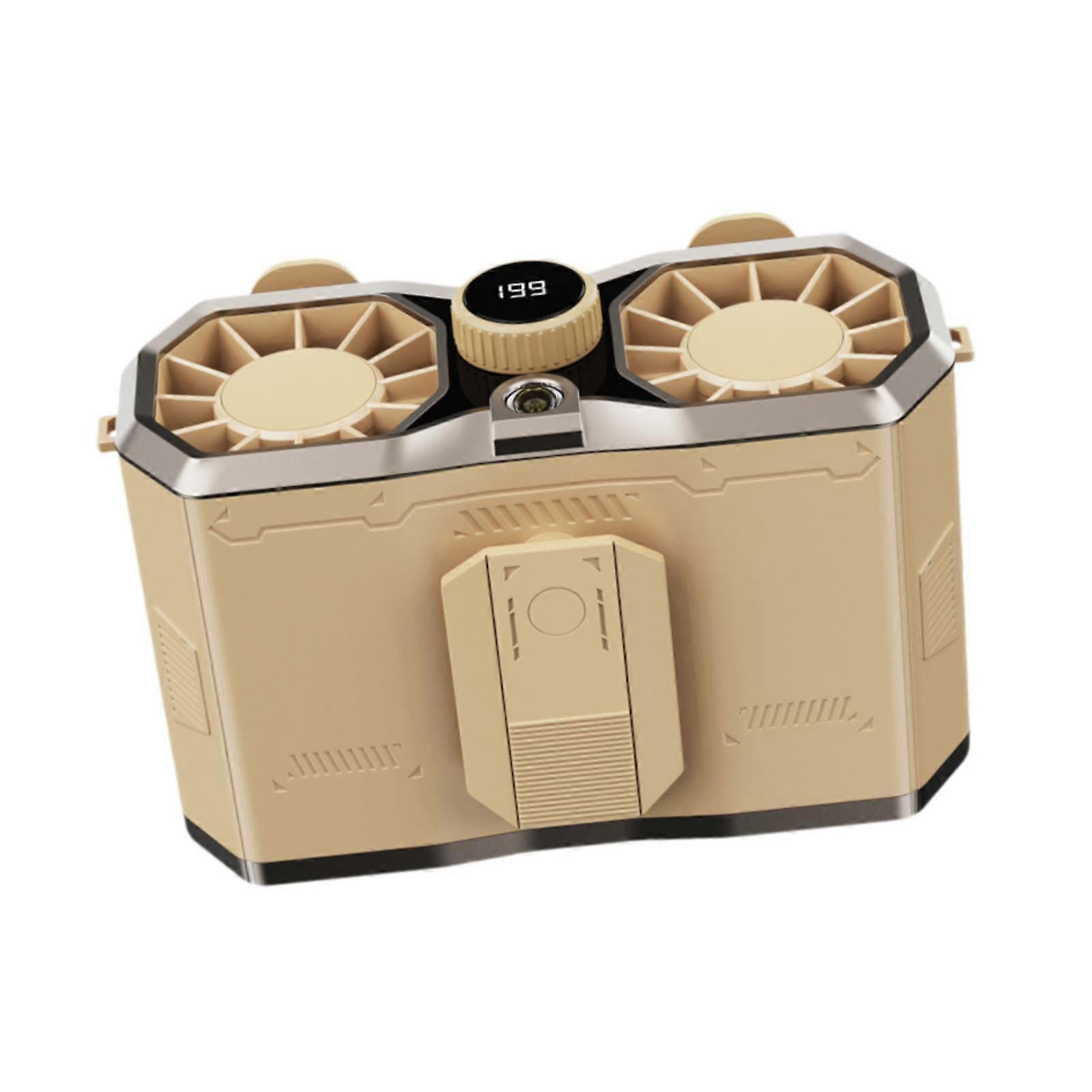 Mini ventilatore da cintura, compatto, portatile, ricaricabile, per viaggi, sport, escursionismo, 20000 mAh