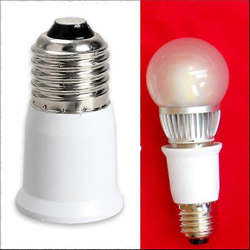 E27 to E27 Extension Base CLF LED Light Bulb Lamp Adapter Socket Converter