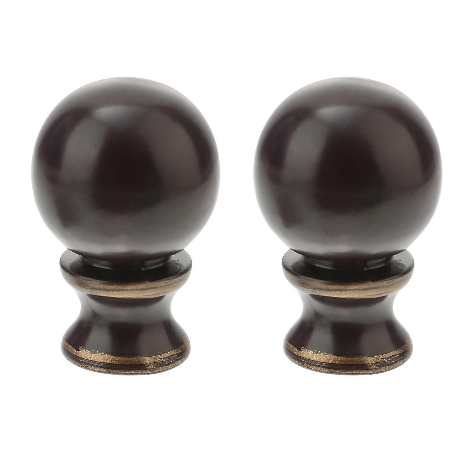 2 Pcs Lamp Finials Table Lamp Caps Knobs Lamp Shade Ball Finial Lamp Topper Knob