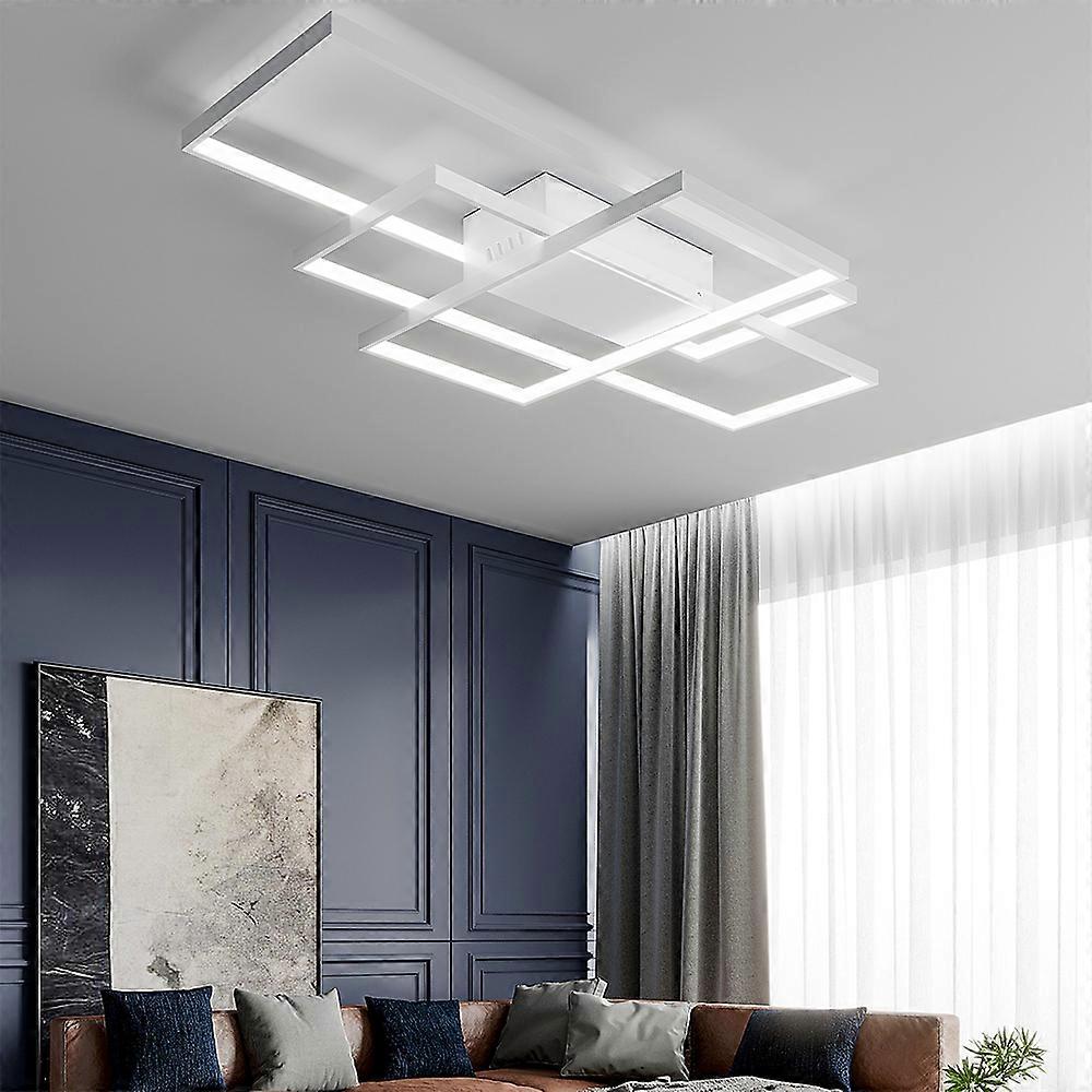 Modern Rectangle LED Ceiling Light , White