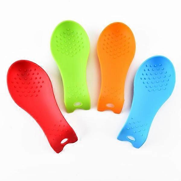 Kitchen silicone spoon rest 4-set Elik