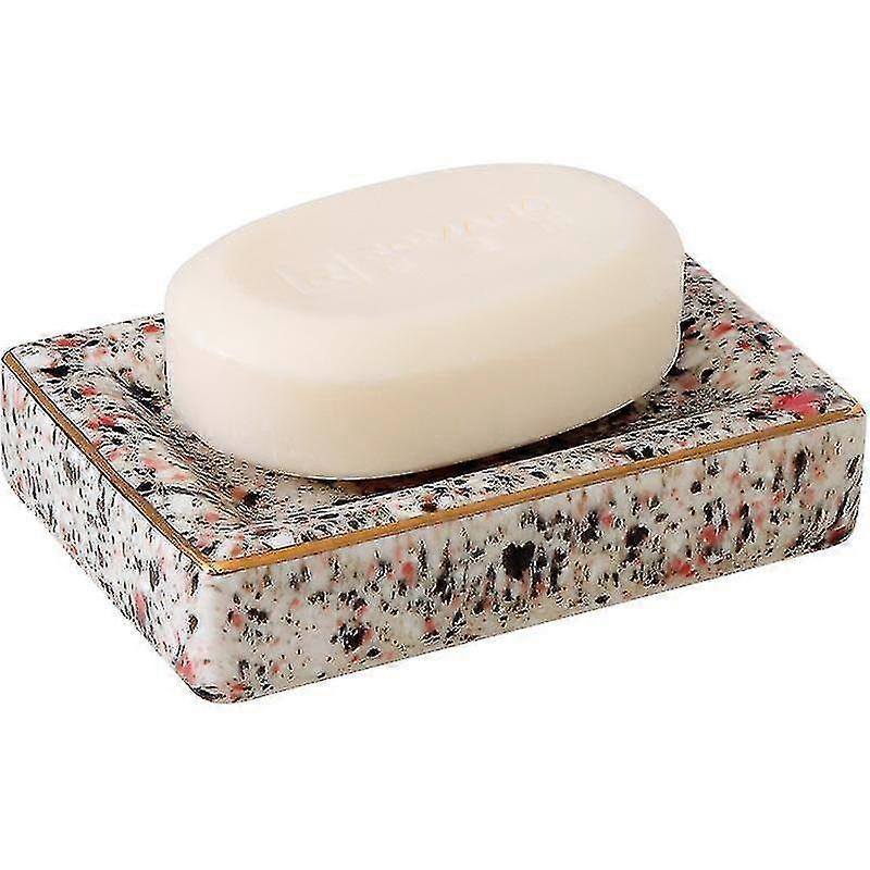 Soap Dishes Holders Home Ceramics Phnom Penh Soap Box Square Round Shape Soap Rack Storage Nordic Style