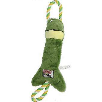 Dog Knots Tugger Toy Frog With Rope