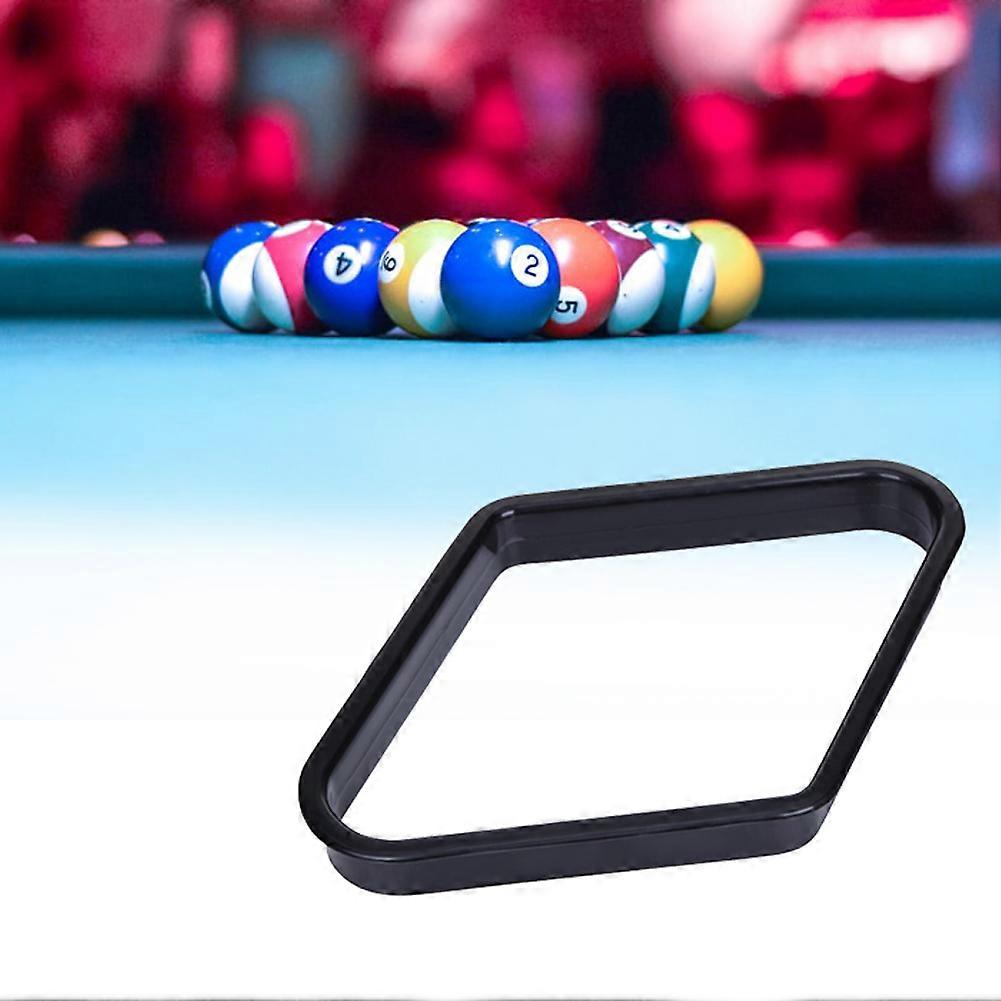 9 Balls Professional Billiards Triangle Racks Wear-resistant Black Sports Plastic Practical Accessory Smooth Pool Table Durable YDW