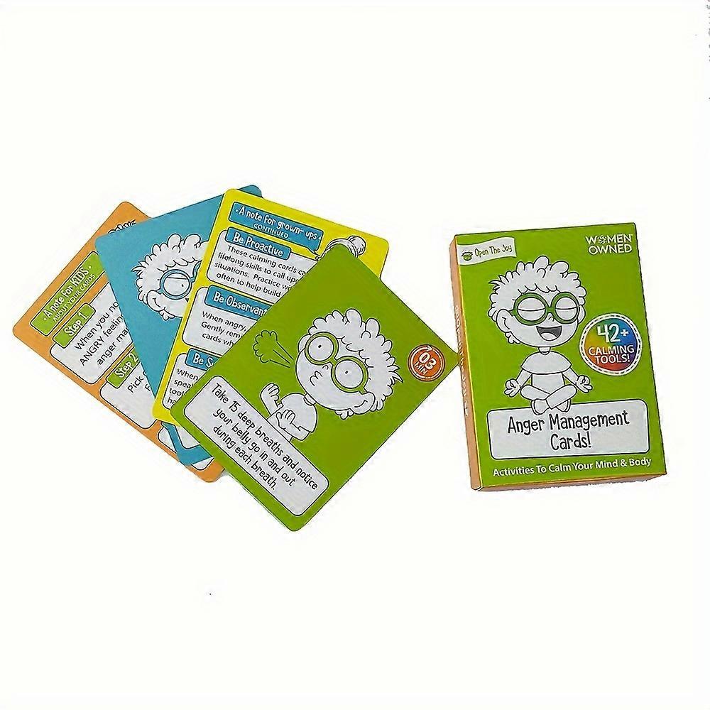 New models 1 Set Anger Management Card Game, Control Emotions And A Fun Card Game,Family Gathering Travel Game