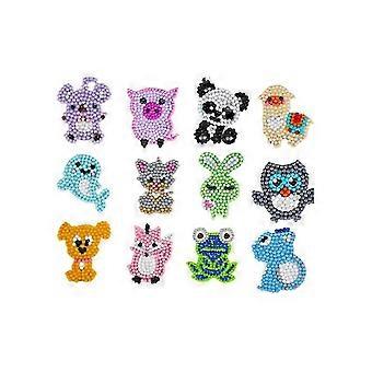 Kit 24 Pittura Diamante Per Bambini - Adesivi Con Strass 5D - Ideale Per Regali E Principianti - Foto 11